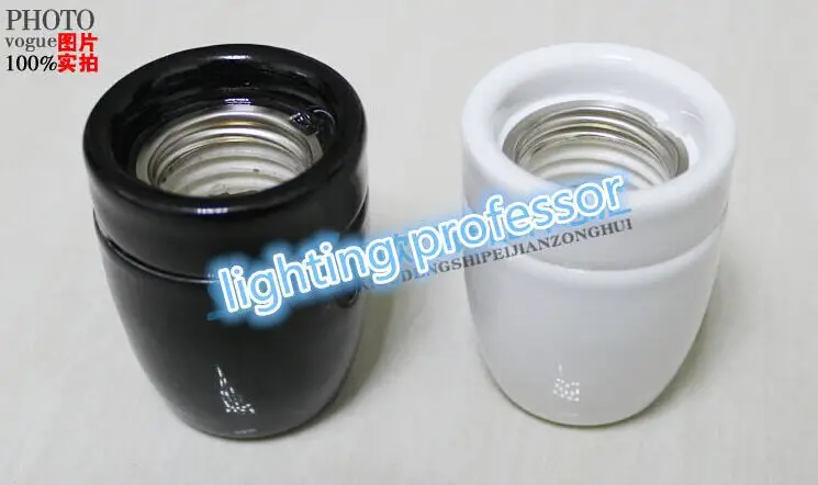 10 шт./лот супер белая фарфоровая лампа держатель подвесной светильник в виде