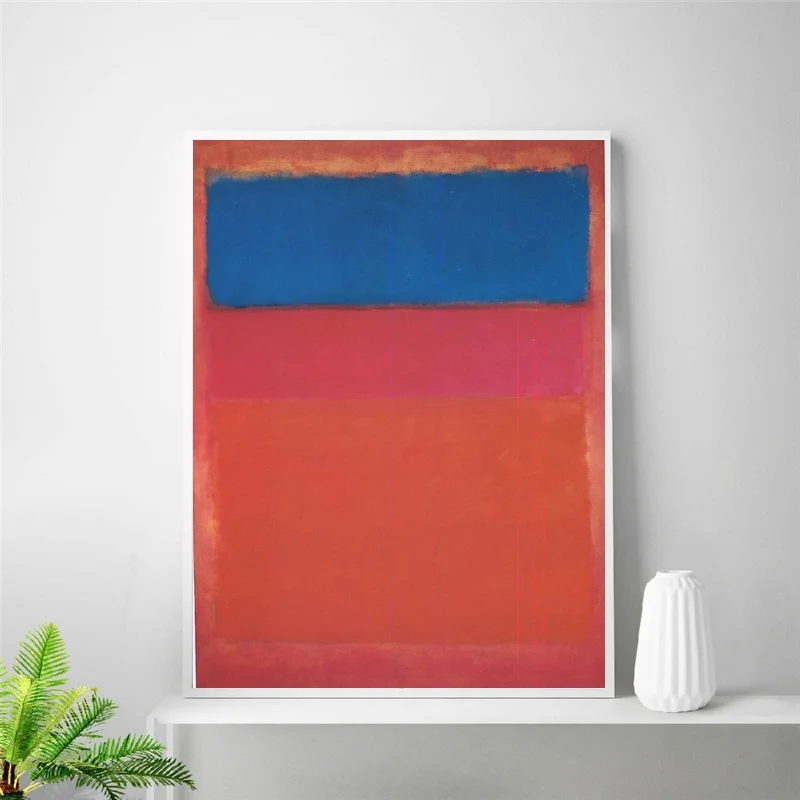Художественный постер Mark Rothko психоделическая масляная живопись Классическая