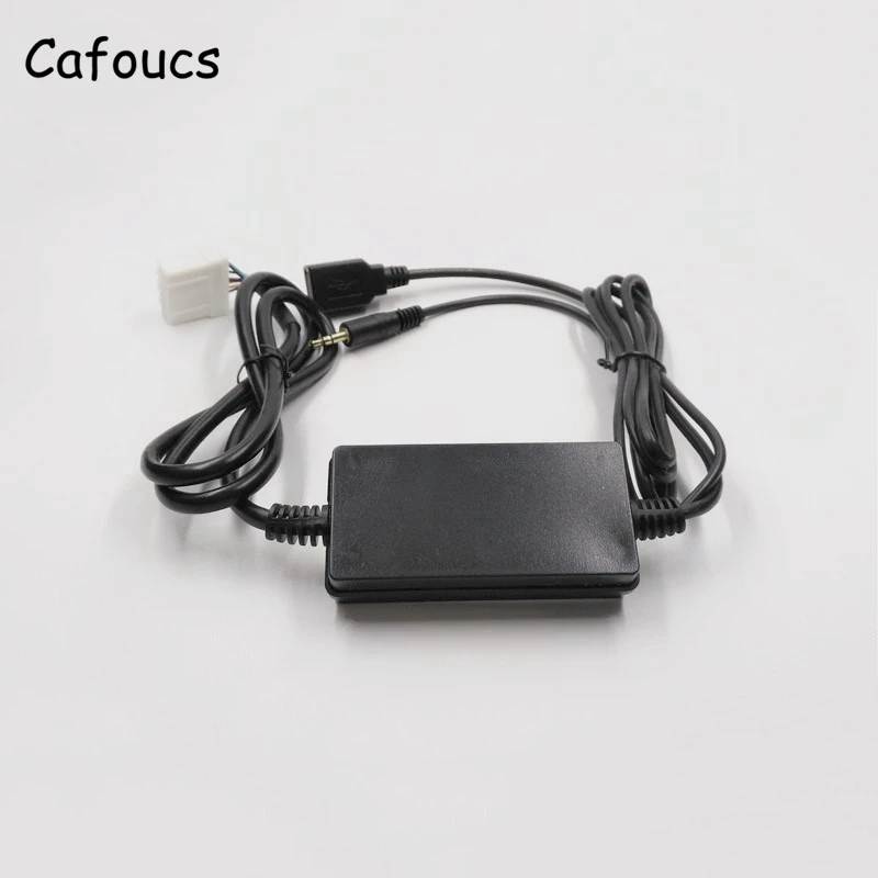 Адаптер Cafoucs для Mazda Aux Usb MP3 автомобильный музыкальный адаптер CD аудио зарядное