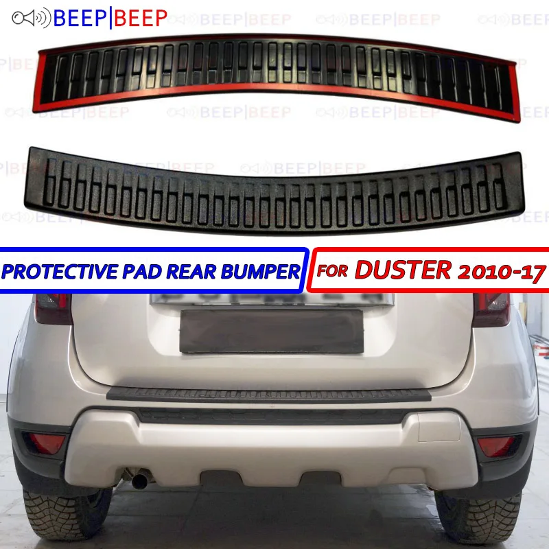 Защитная накладка задний бампер для Renault Duster 2010 2017 пластиковые аксессуары