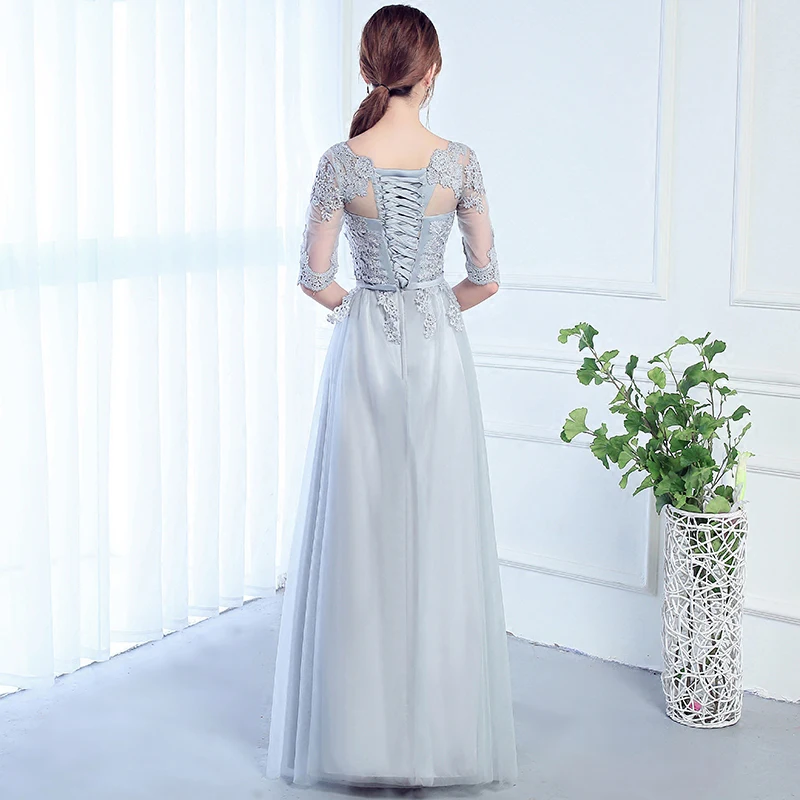 DongCMY 2021 Новое поступление Vestido Формальное длинное кружевное элегантное платье