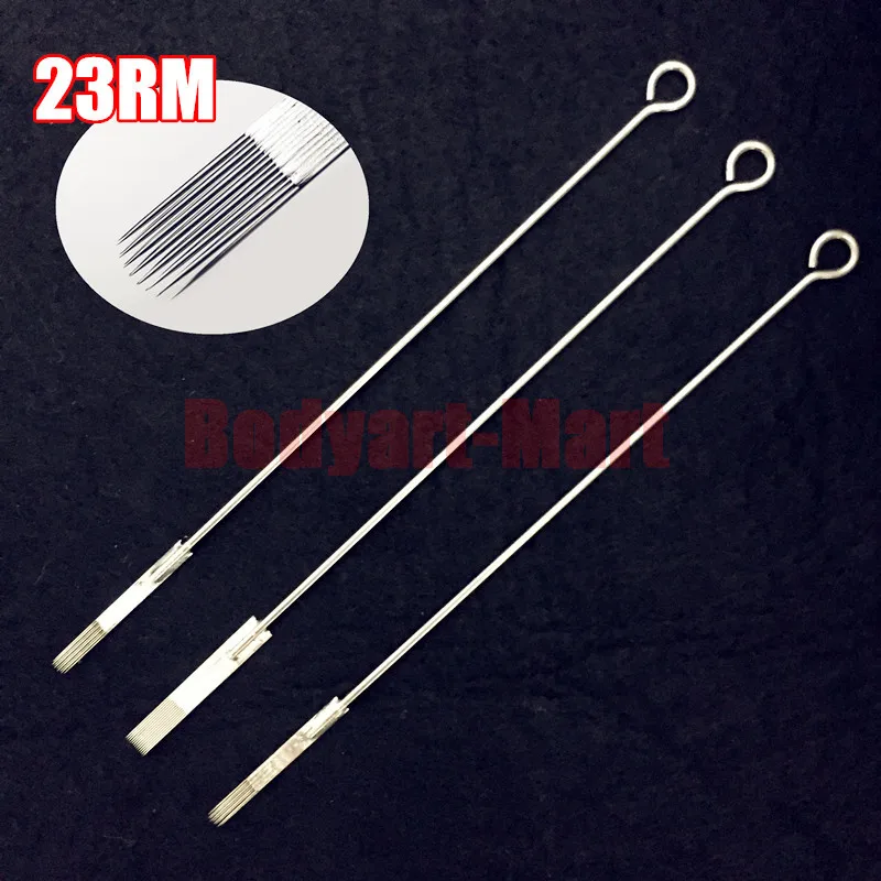 Высокое качество 30 шт 23RM стерилизованные тату Изогнутые Круглые Иглы Magnum RM23