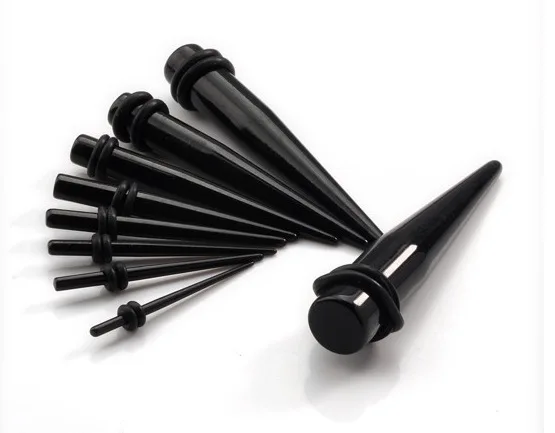 90 шт. акриловые расширительные затычки для ушей туннели пирсинга ювелирные