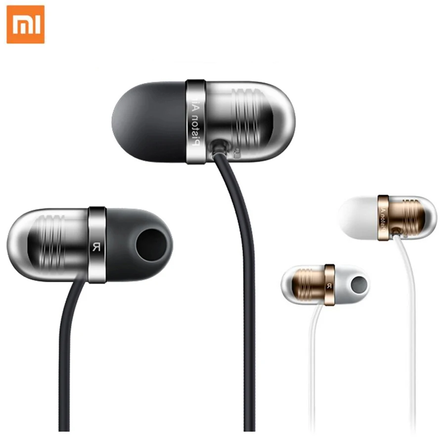 Оригинальные капсульные наушники Xiaomi гарнитура с микрофоном силиконовые Mi In Ear