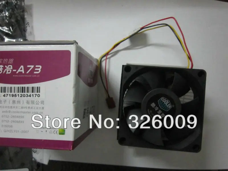 Оригинальный кулер CoolerMaster A73 Silent 70мм охлаждение для процессоров Intel Socket 478 Pentium 4 и Celeron D оптом.