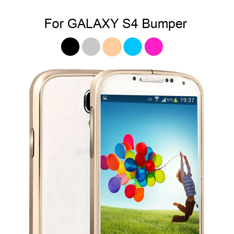 Ультратонкий S4 Бампер Алюминиевый Металлический Каркас Чехол Для Телефона Samsung