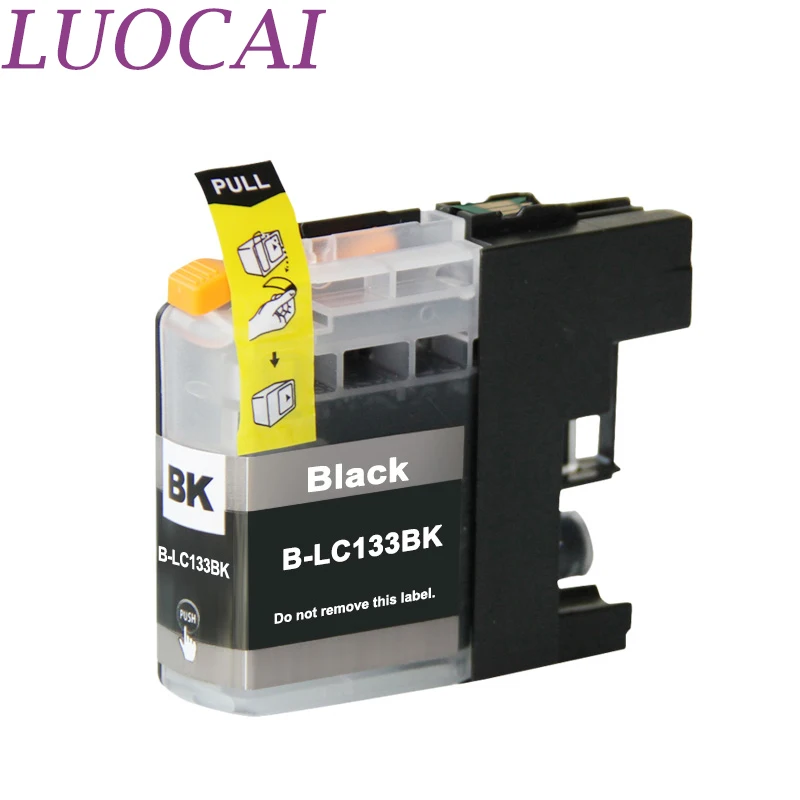 12 шт. LC133 LuoCai совместимые чернильные картриджи для Brother MFC-J245 J470DW J475DW J650DW J870DW J4410DW