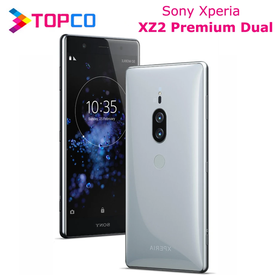Sony Xperia XZ2 Premium Dual H8166 New Android Mobile phone 5.8&quot Octa core 6G RAM 64GB ROM SIM 19MP&amp12MP&amp13MP Cameras | Мобильные