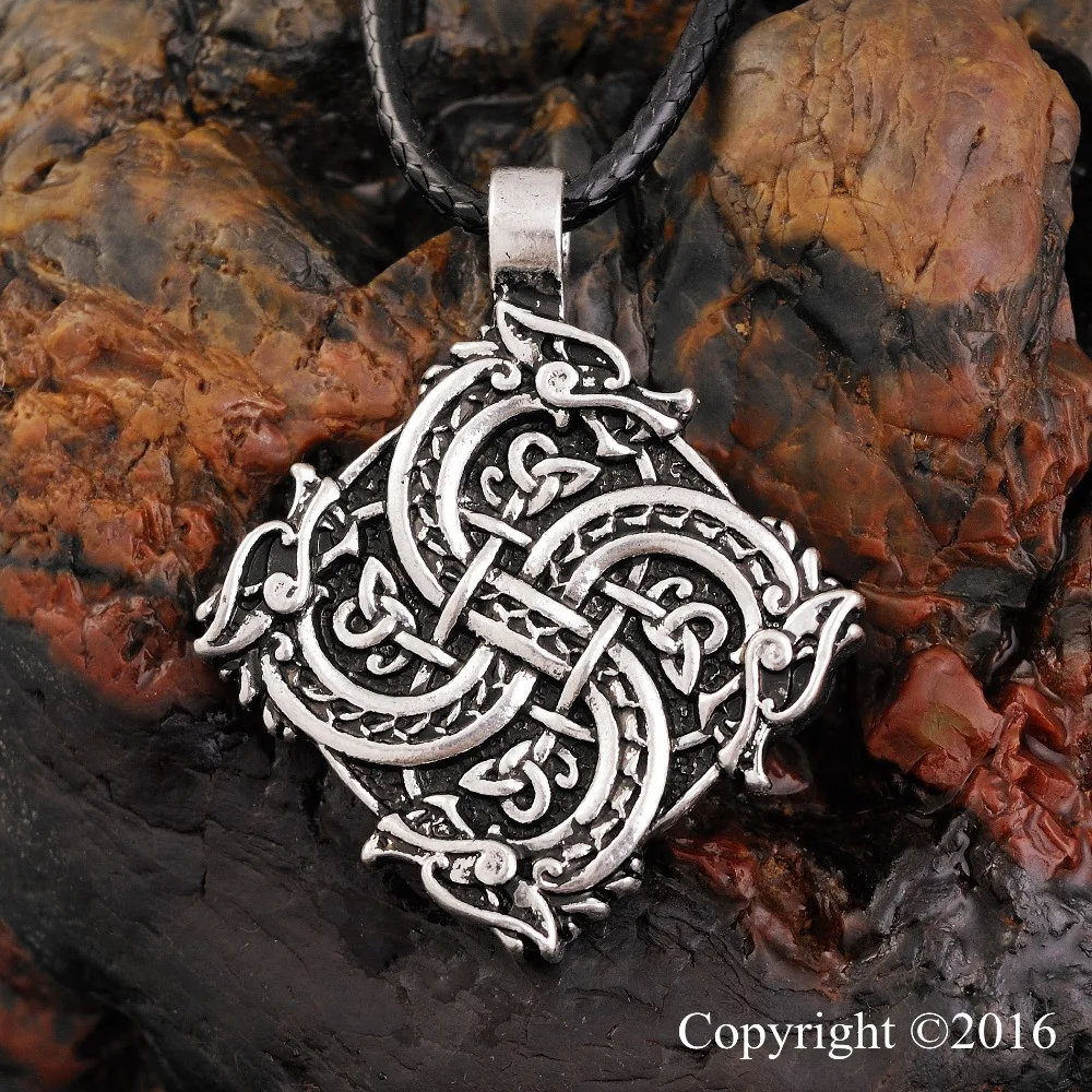 1 шт. ожерелье с подвеской в стиле norских викингов головой волка оригинальная