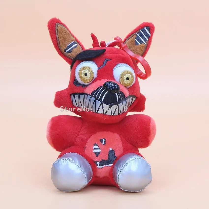 16 шт./компл. 14 см пять ночей у Фредди FNAF плюшевые Foxy Бонни и Чика Золотой кошмар игрушка Фредди брелок подвесные плюшевые игрушки