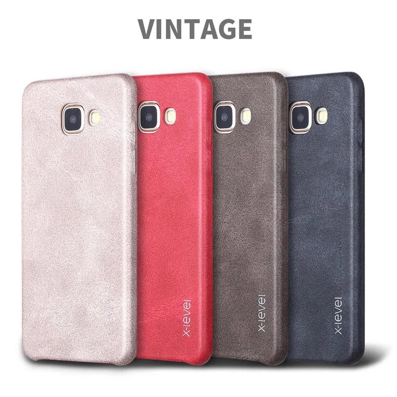 X-Level Ретро винтажный кожаный чехол для телефона samsung Galaxy A3 2017 a320 A320F задняя крышка s