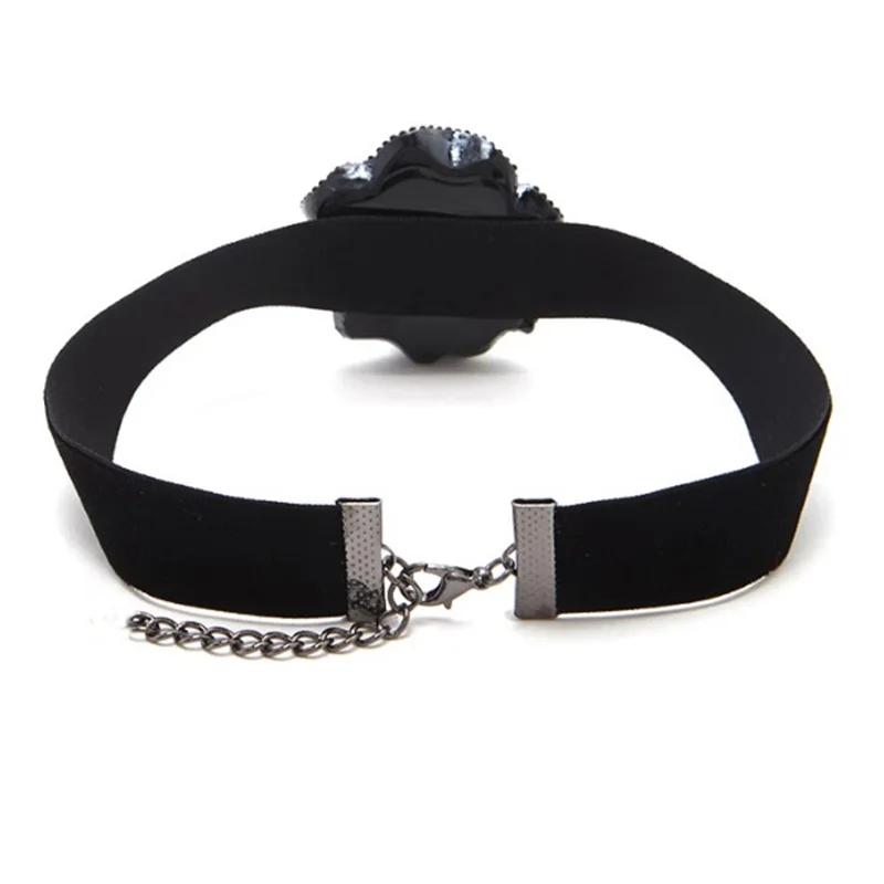 Черное ожерелье Чокеры NR3744 Женское Ожерелье чокеры|velvet choker necklace|statement necklacechoker