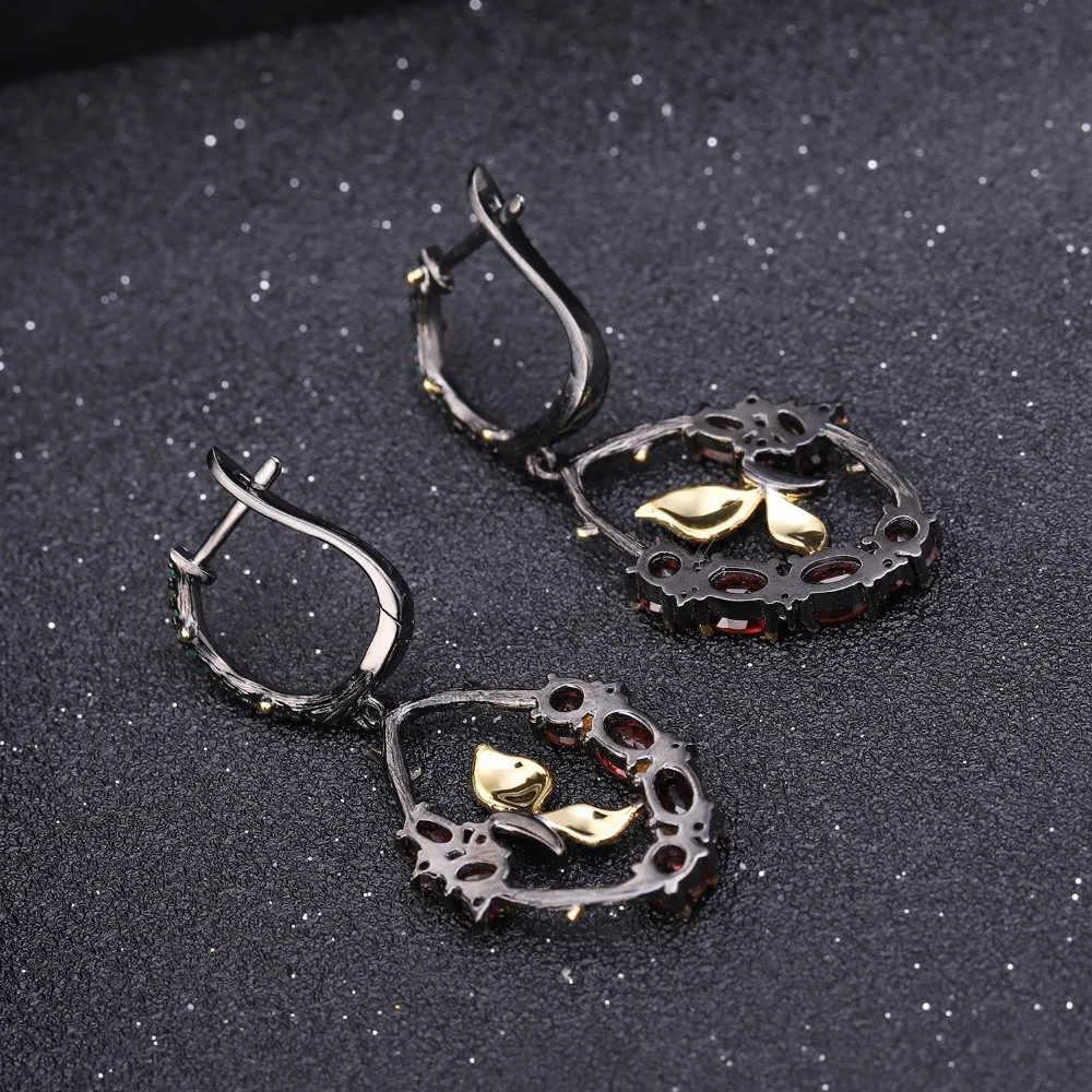 Женские Балетные Серебряные Серьги с драгоценными камнями gemb's серьги подвески