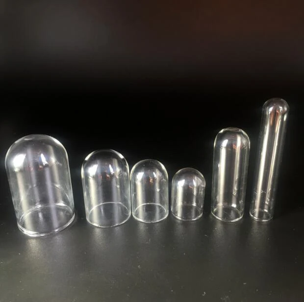 

50pieces hollow Cylinder glass tube locket pendant glass bottle vial cover dome pendant handmade jewelry findings different size