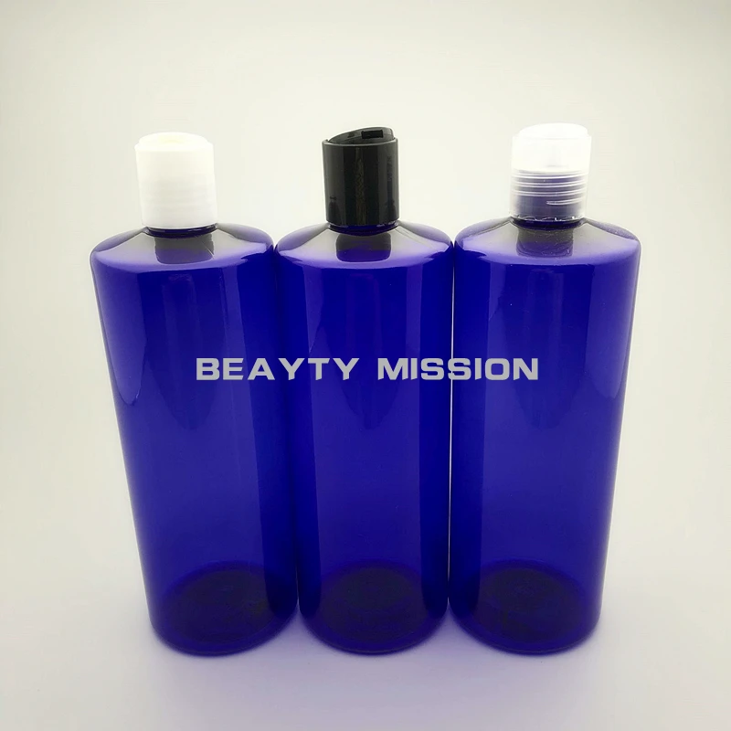 Beauty Mission Blue 500 мл 12 шт./лот дисковая бутылка с винтовой крышкой пластиковый