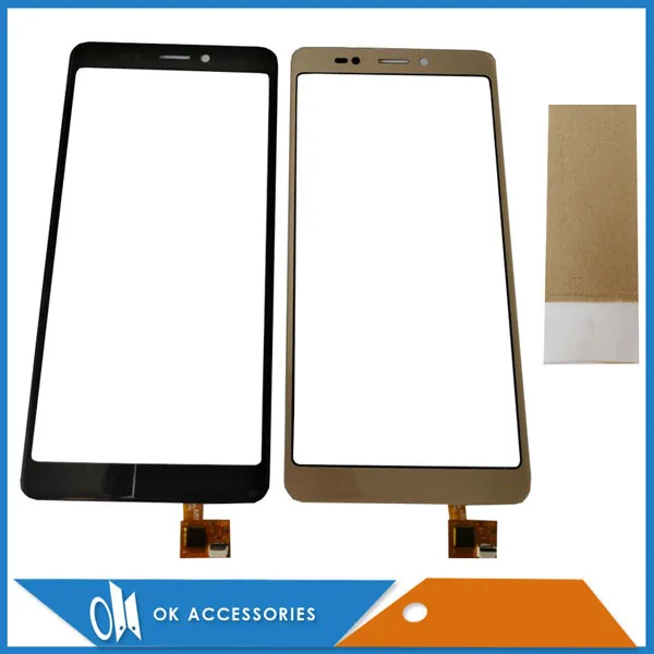 Для BQ 5522 BQ5522 сенсорный экран дигитайзер панель черный золотой цвет с лентой 1