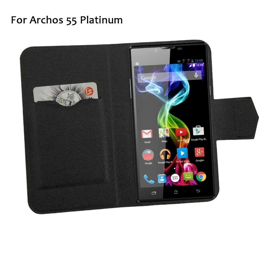 5 цветов Лидер продаж! Кожаный чехол для телефона Archos 55 Platinum Модный Роскошный