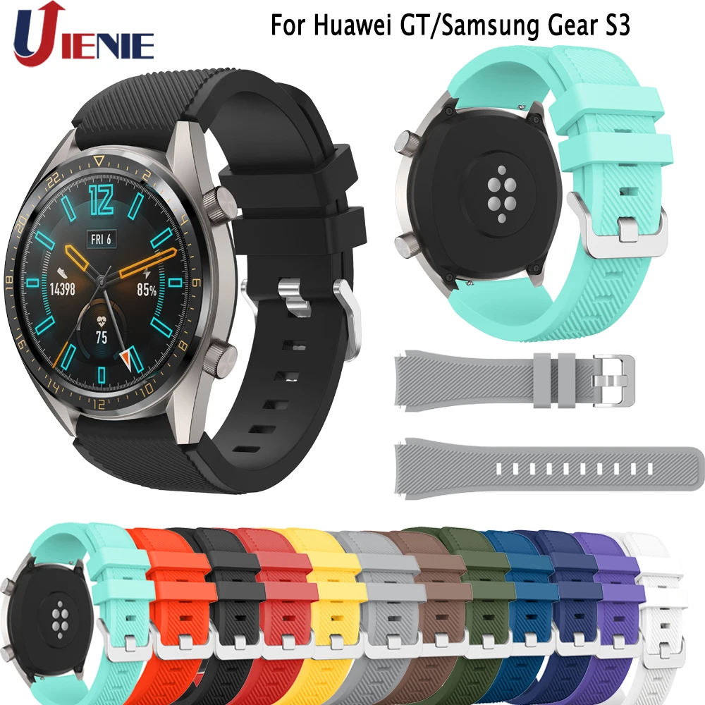 

Ремешок для часов Samsung Gear S3 Frontier Classic/Galaxy Watch 46 мм, браслет для умных часов Huawei Watch GT 2