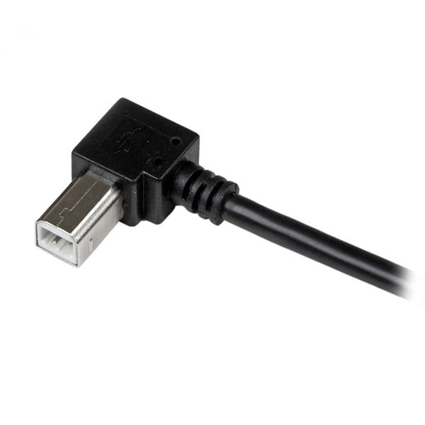 StarTech.com м 2 M USB 0 A to Right Angle B кабель-м/м Male/Male черный | Электроника