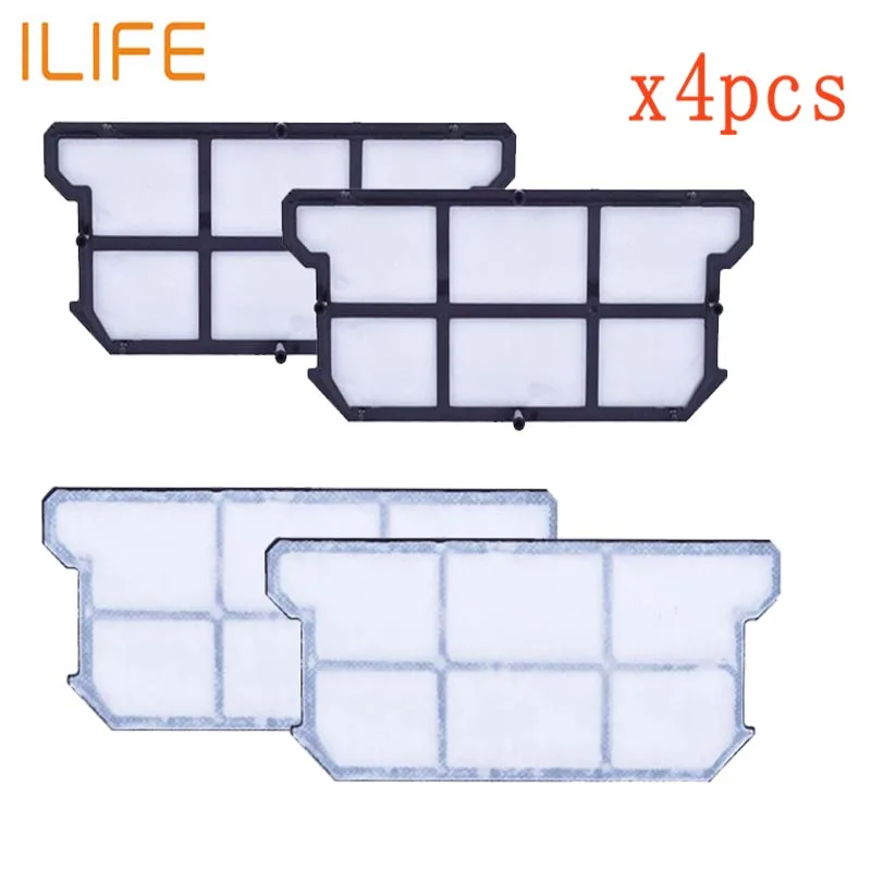 4* Original Efficient dust HEPA Filter for chuwi ilife V7 Robot Vacuum Cleaner parts hepa filter accessories | Бытовая техника