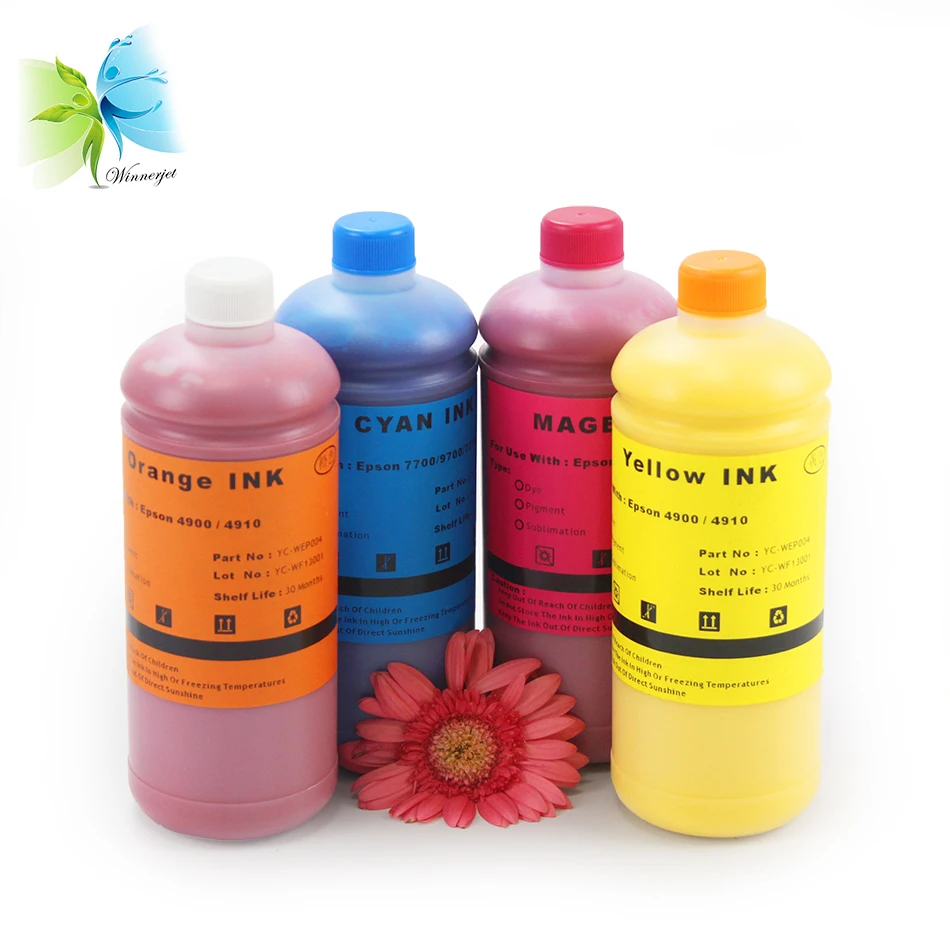 WINNERJET на водной основе оптом пигментные чернила для принтера Epson 4900 4910|bulk pigment