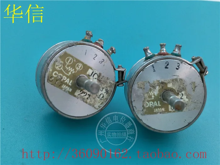 

[VK] Used Japan obstetric treasure COPAL JC30S 2K precision double axis potentiometer rotation angle of 45 degrees switch