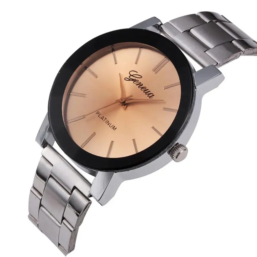 

Unique New Women Man Watches Ladies Business Wristwatch Quartz Watch Woman Sliver Ladies Watch Relogio Feminino Gift 2018 #C