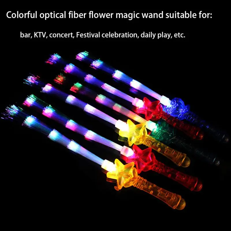 Светодиодный Мерцающая палочка Радуга свет мигает палочки вечерние концерт для