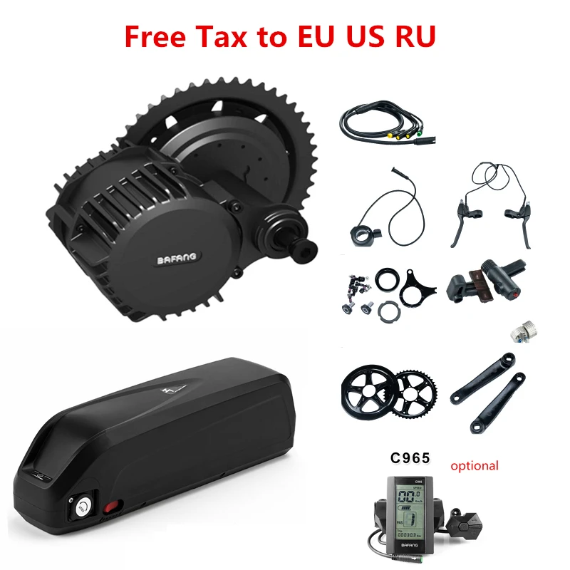 Bafang 8fun 36 В 500 Вт BBS02B середине диска комплекты для мотора рукоятки C965 C961