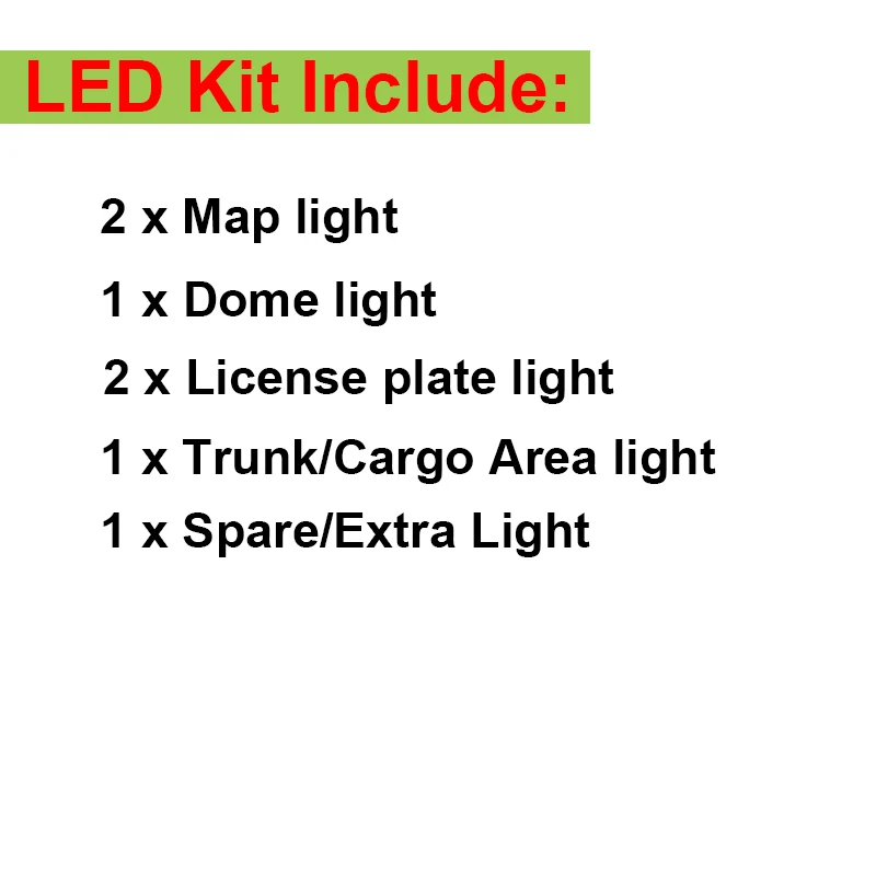 Buildreamen2 автомобильный 5630 SMD внутренний светодиодный комплект СВЕТОДИОДНАЯ Лампа