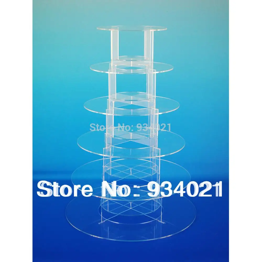 

Clear 6 Tier Acrylic Cake Display Stand,Cake Display Shelf