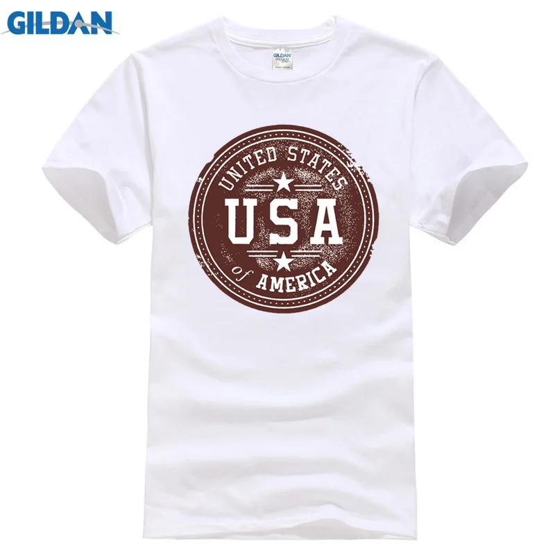 2017 Мужская Мода США футболки черный 100% хлопок Slim Fit Одежда высшего качества Для