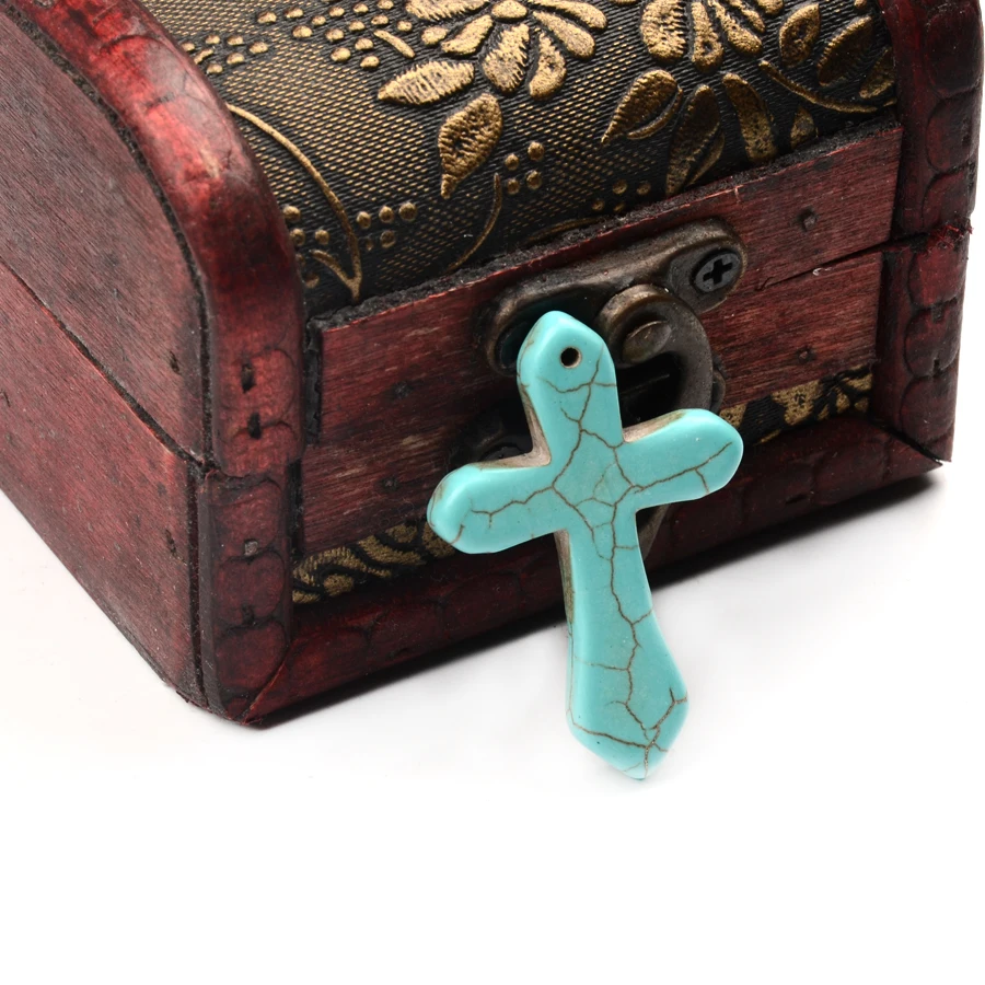 5 шт./лот оптовая продажа бусины из натурального синего камня Howlite для