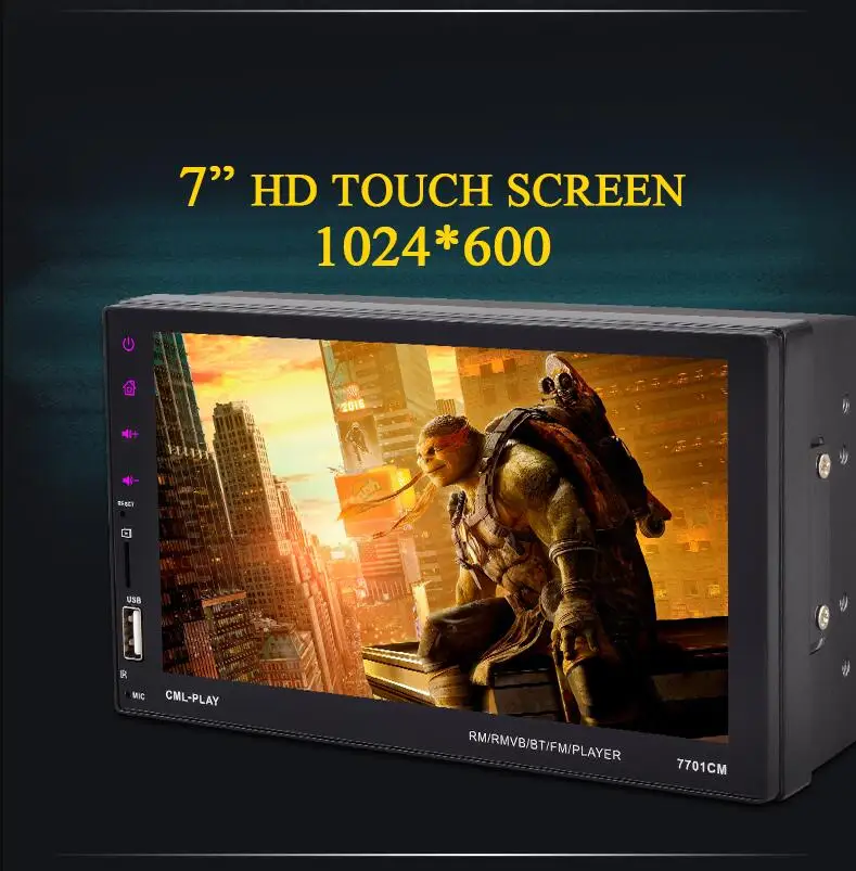 Bluetooth 2DIN зеркало для телефона Android радио сенсорный экран поддержка камеры заднего