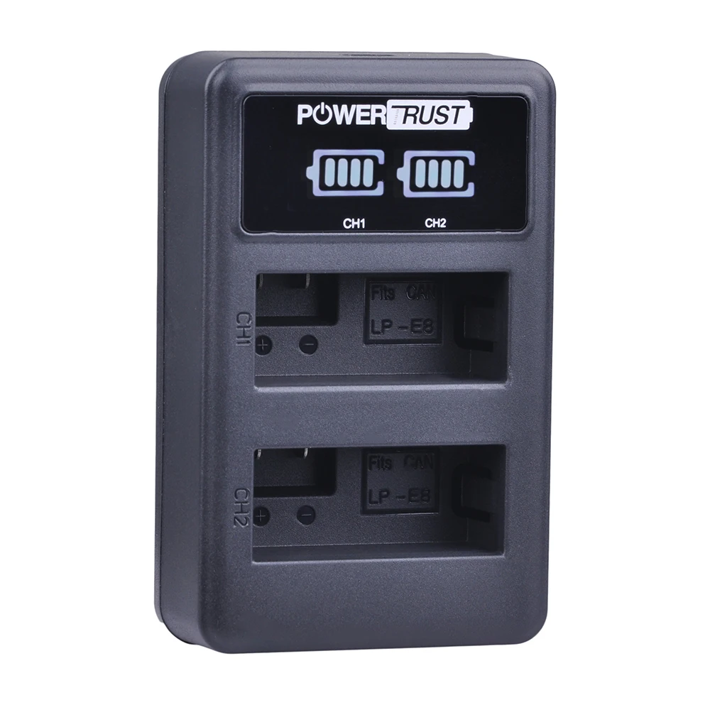 1 упаковка LP E8 LPE8 LED дисплей USB двойное зарядное устройство для Canon EOS 550D 600D 650D 700D kiss