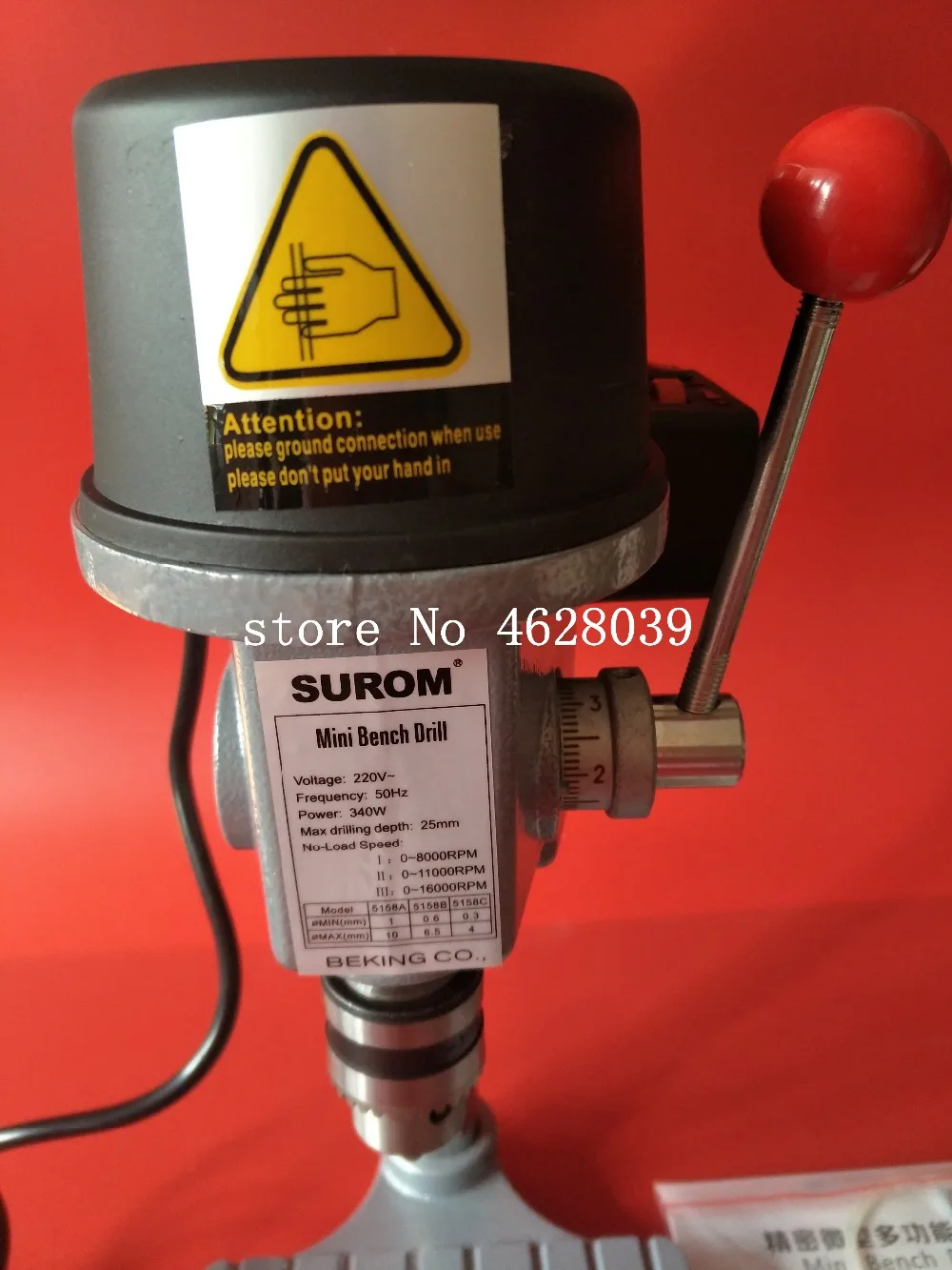New 340W Mini Table Electric Drill Press Machine 220V Bits Power Tools 1mm-10mm | Инструменты