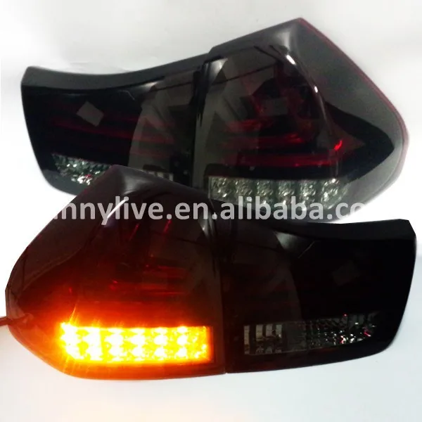 Для Lexus RX300 RX330 RX350 herrier Kluger светодиодные задние лампы 2004-09 год красной подошвой дым