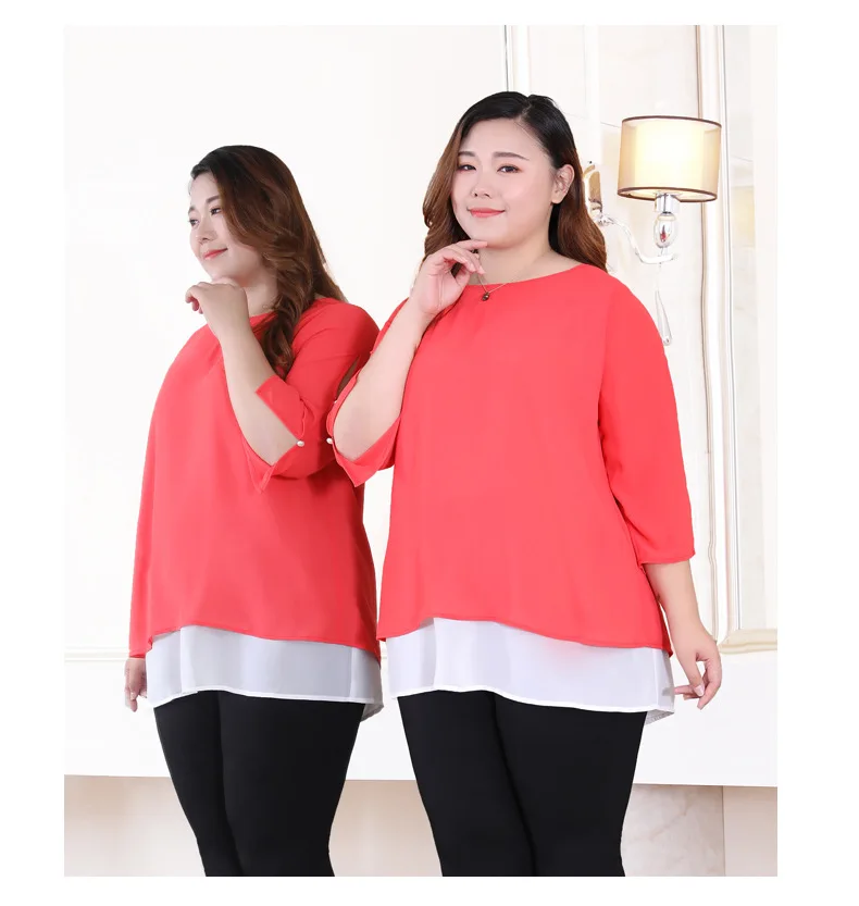 Рубашка TUHAO размера плюс 10xl 9xl 8xl, женские топы, блузки, блузки для офиса,, женские блузки, повседневные свободные элегантные рубашки MS