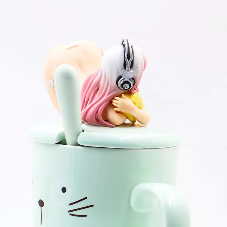 Белый бикини обновление Супер Sonico ПВХ фигурку Коллекция Модель игрушечные