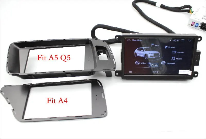 Liislee Android 4,4 мультимедиа для Audi A4 A5 Q5 2009~ радио CD DVD плеер зеркальная ссылка BT RDS gps Navi карта навигационная система