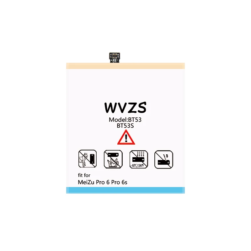 Wvzs 3500 mAh литий полимерный аккумулятор BT53 для Meizu Pro 6 сменные батареи|Аккумуляторы