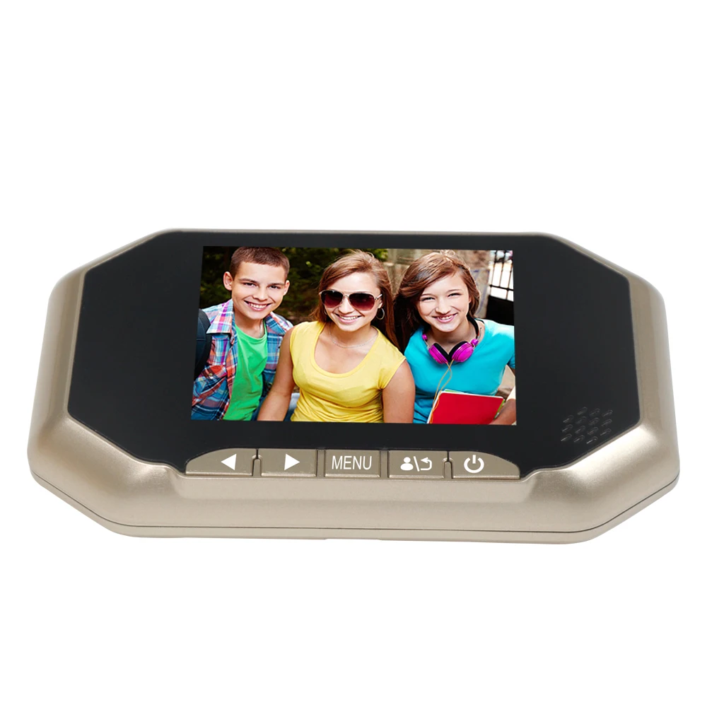 Видеозвонок дверной цифровой с ЖК-дисплеем 3 5 дюйма 16 ГБ | Безопасность и защита