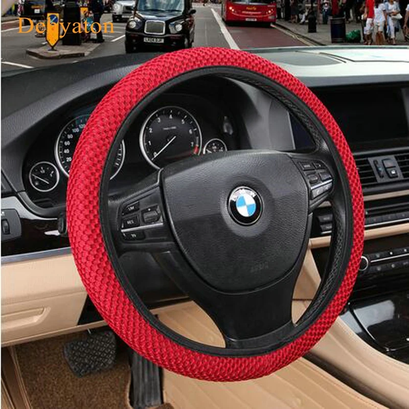 

Wholesale Car Styling Car Accessories Plush Warm Steering Wheel Cover Warm Handbrake 38cm Auto Car Accessories best price