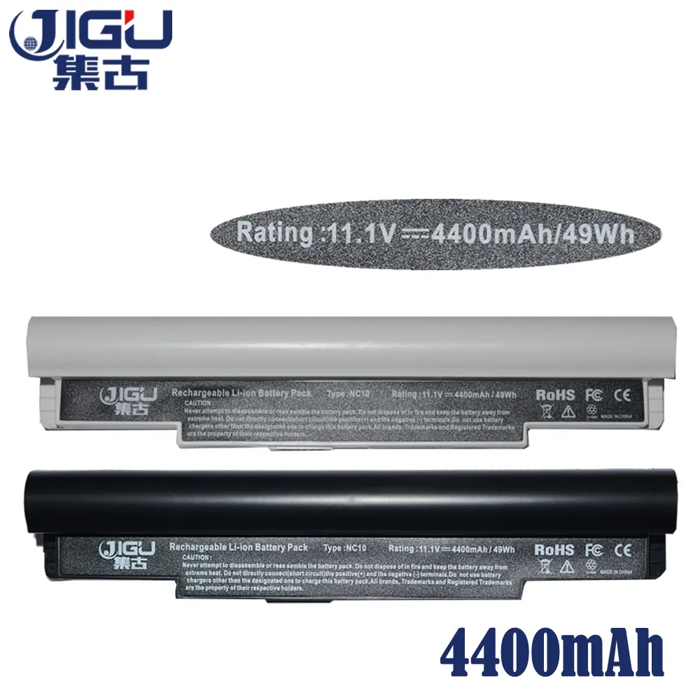 JIGU Black / White Laptop Battery AA PB6NC6E PB6NC6W PB8NC6B/E For SAMSUNG N110 N120 N270B N510 Mika NC10 NC20|laptop battery|laptop battery for