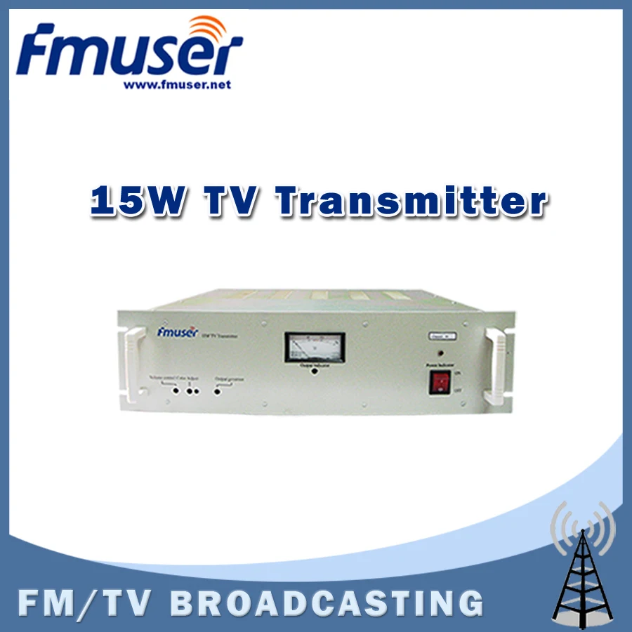 Бесплатная доставка FMUSER fm 15t 15 Вт ТВ передатчик UHF/УКВ аналоговый PAL/NTSC для