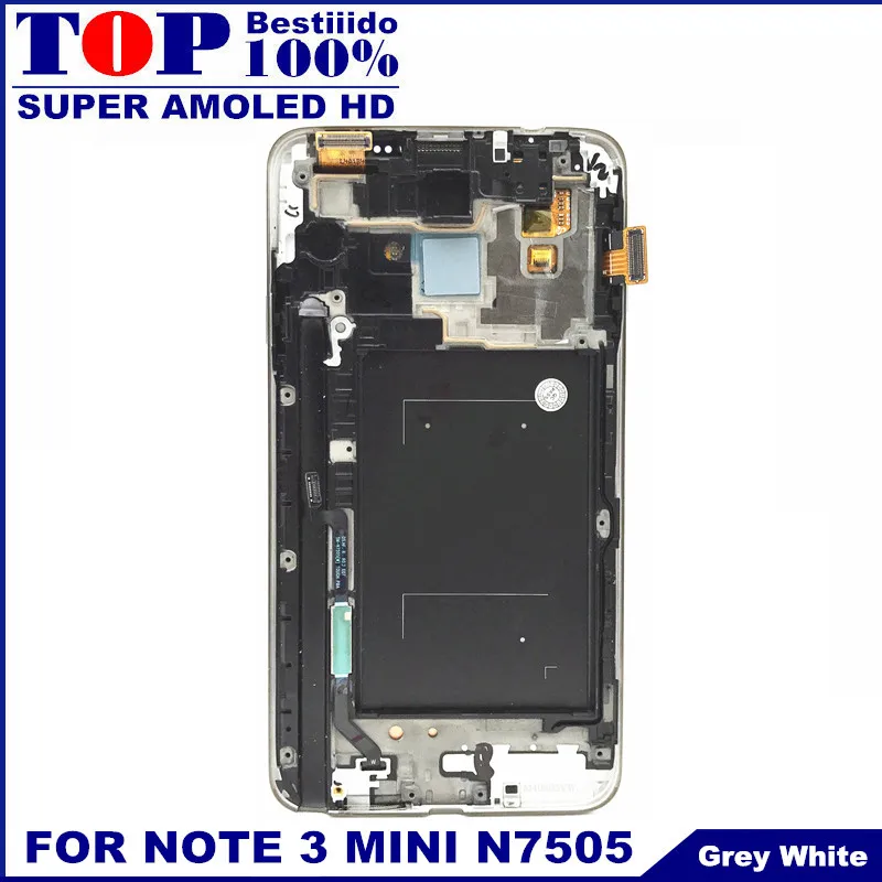 С рамкой lcd s Замена для samsung Galaxy Note 3 Note3 Neo Mini N7505 AMOLED ЖК дисплей с сенсорным экраном
