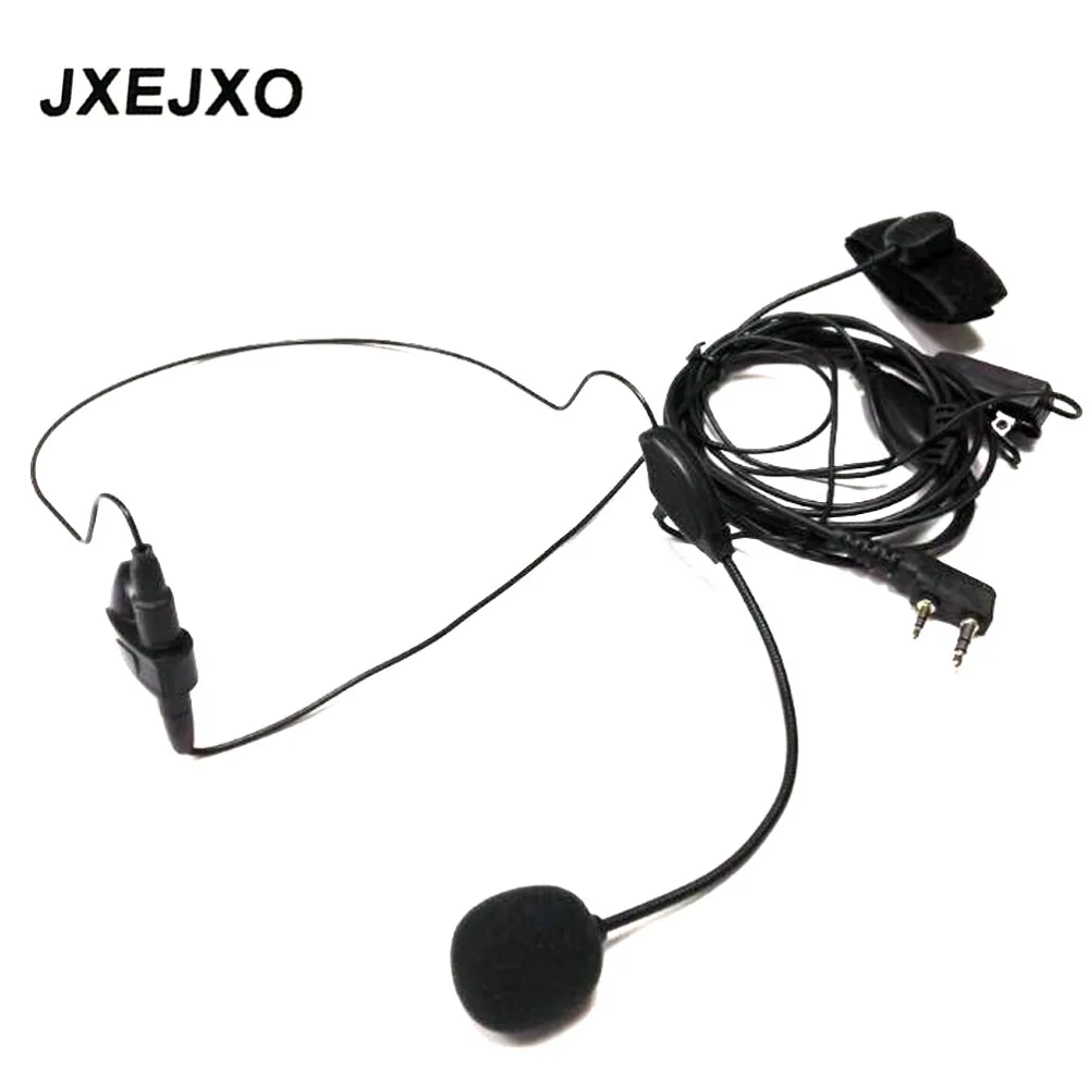 2-контактный наушник Mic PTT гарнитура для Kenwoode Baofeng UV-5R UV82 777 888s ɽ xun HYT PUXING