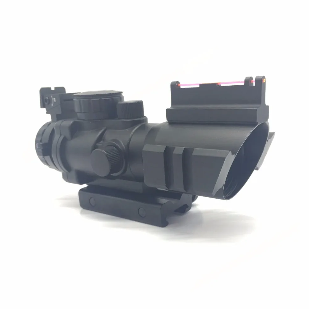Тактический прицел для охотничьего ружья снайперская лупа 4x32 Acog 20 мм|Оптические