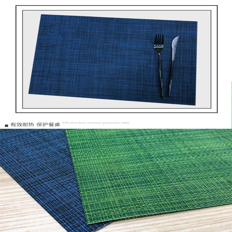 5 шт./лот Столовые Салфетки из ПВХ коврик для кофейной чашки подставки скатертей