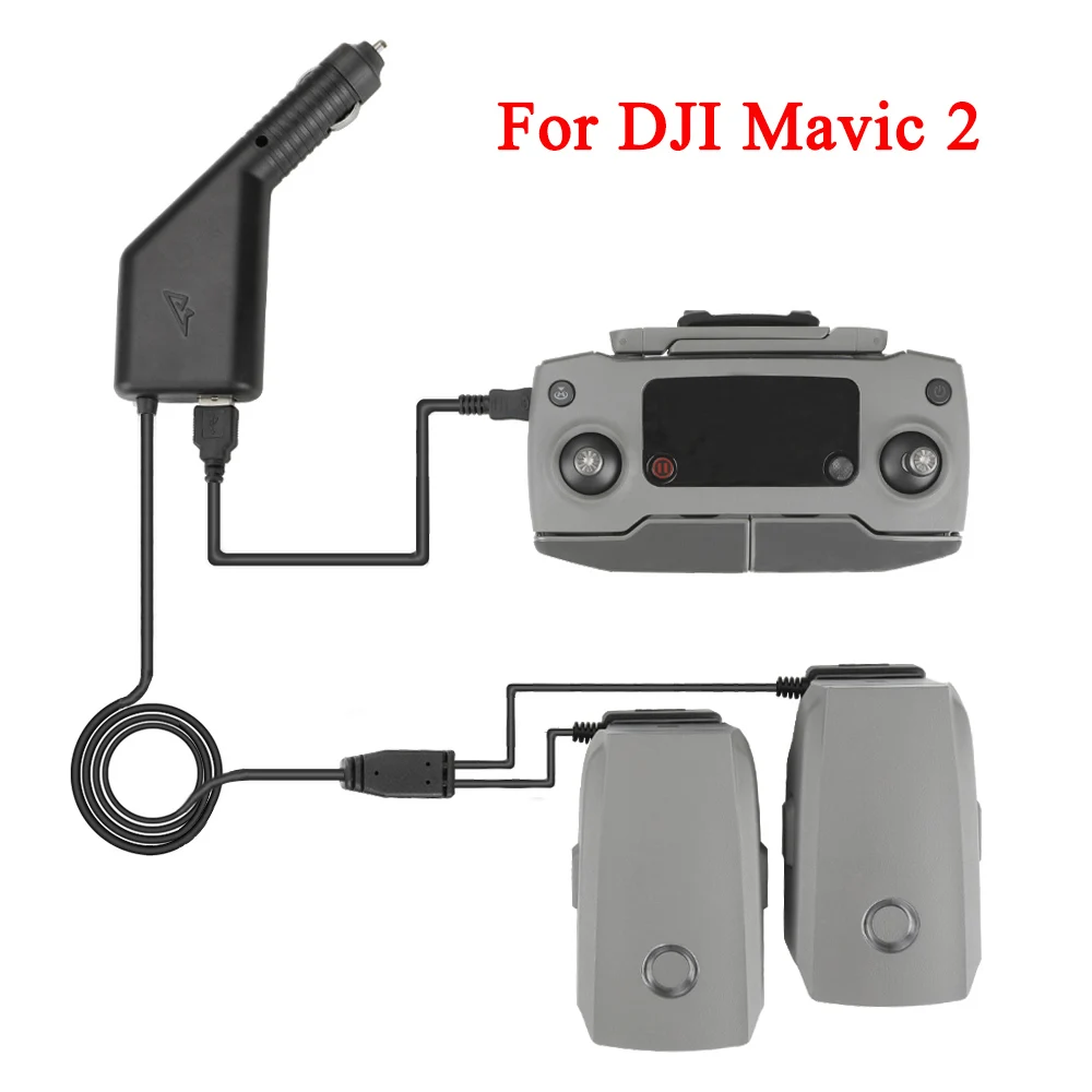 3 в 1 DJI Mavic 2 Pro Zoom автомобильное зарядное устройство адаптер DJI Mavic2 пульт дистанционного управления/зарядка аккумулятора концентратор с usb-портом